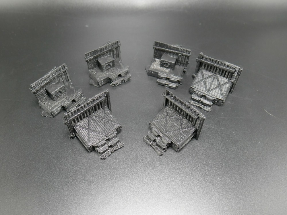 Tabletop Terrain 3D Printed Fallout Style Look Out Posts