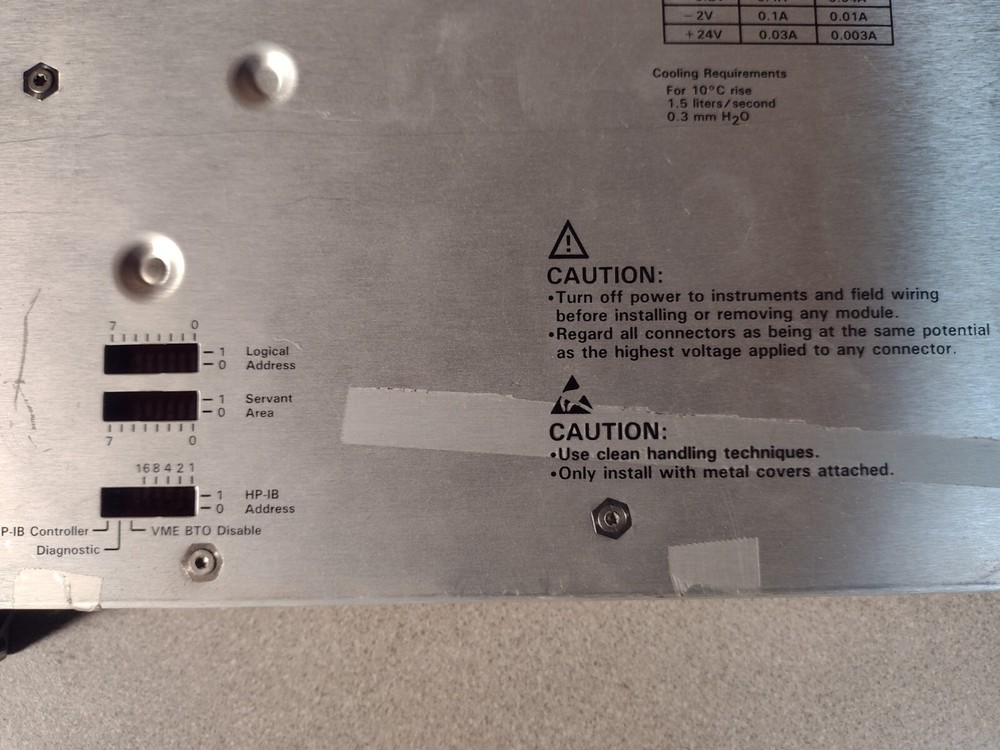 HP Agilent E1406A HP-IB Command Module VXI C-Size