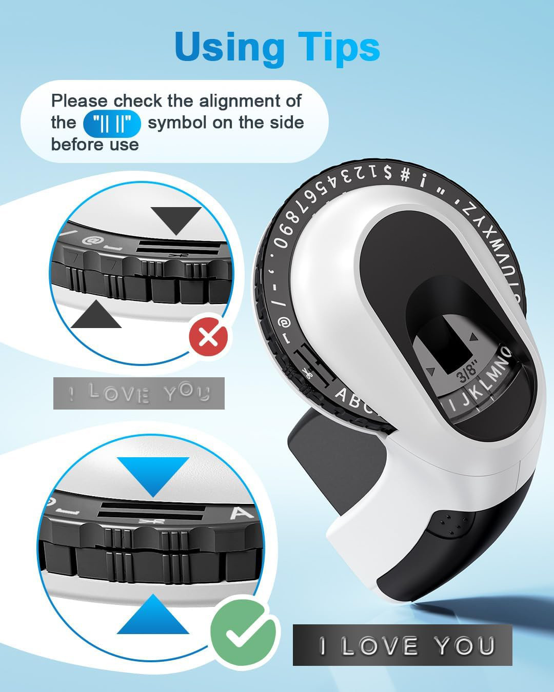 Compatible DYMO Embossing Label Maker with 5 DYMO Label Tapes | Organizer Xpress