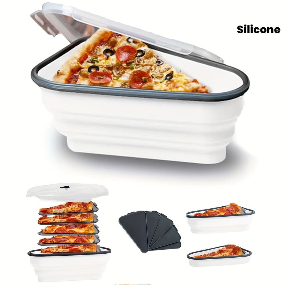 Ultimate Pizza Pack Storage Container Reusable Foldable Portable Microwavable!