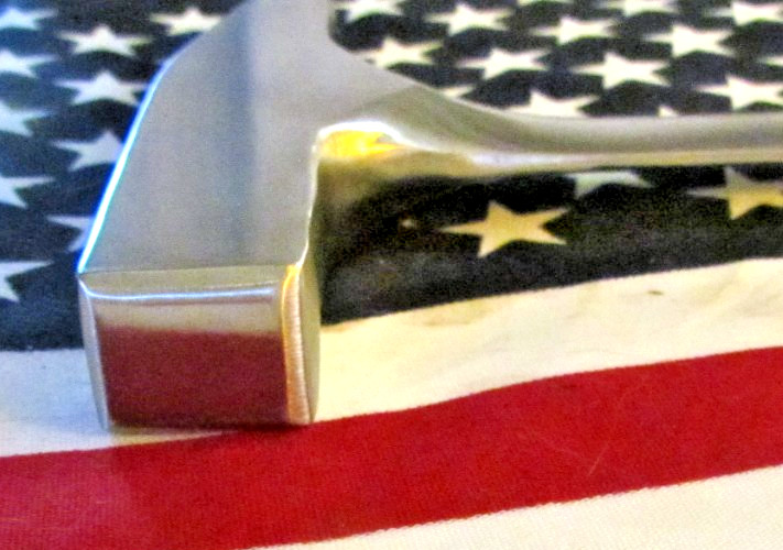 Vintage Malco 18 oz. Sheet Metal Hammer Original Leather Handle (Estwing)