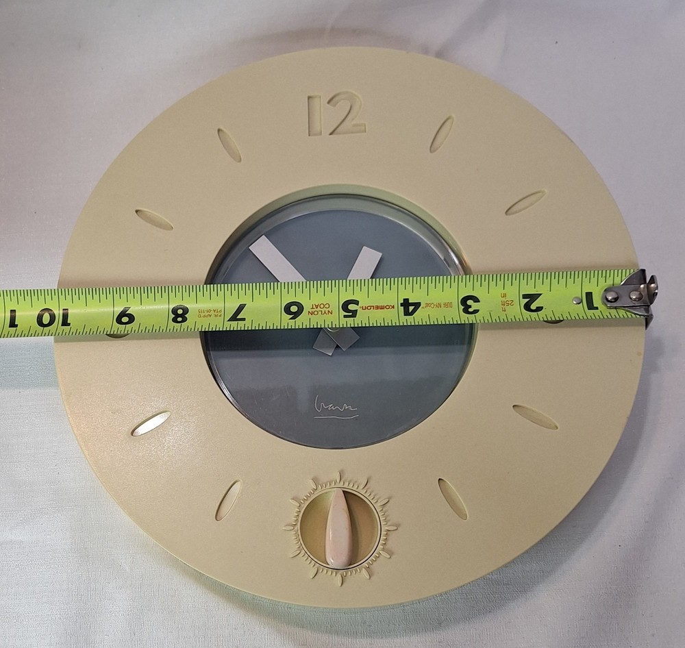 Michael Graves 10" Inch Wall Clock w/ Built-in Timer Quartz Tested Both Work