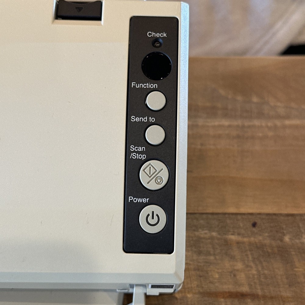 FUJITSU fi-6110 Document Scanner With Power Adapter Tested