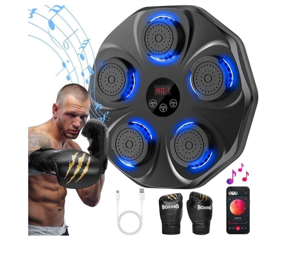 TGLLM Smart Music Boxing Machine Bluetooth Electronic Boxing Target