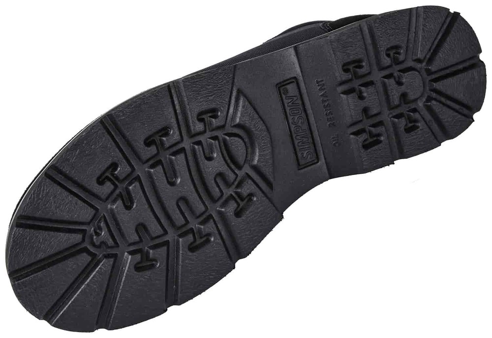 Simpson 57900BK Crew Shoe Black Size 9