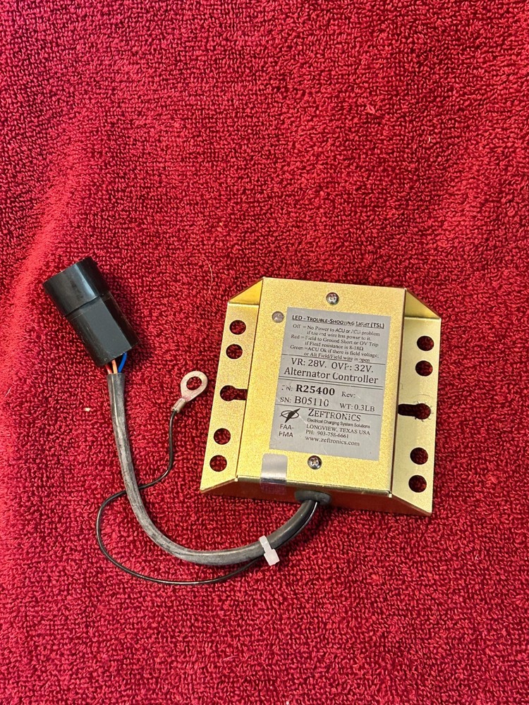 ZEFTRONICS ALTERNATOR CONTROLLER P/N R25400