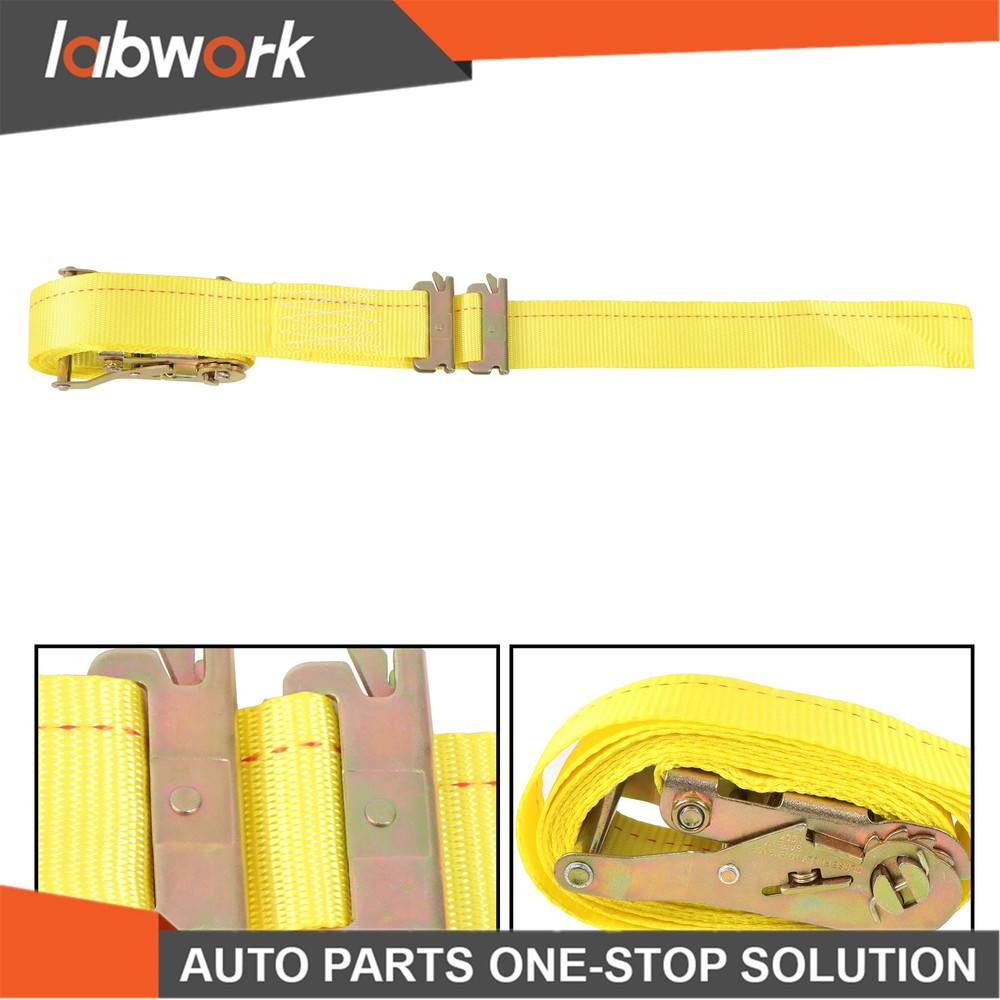 Labwork E Track Tie Down Rail Kit 4' E Track Rails End Caps ETrack Straps