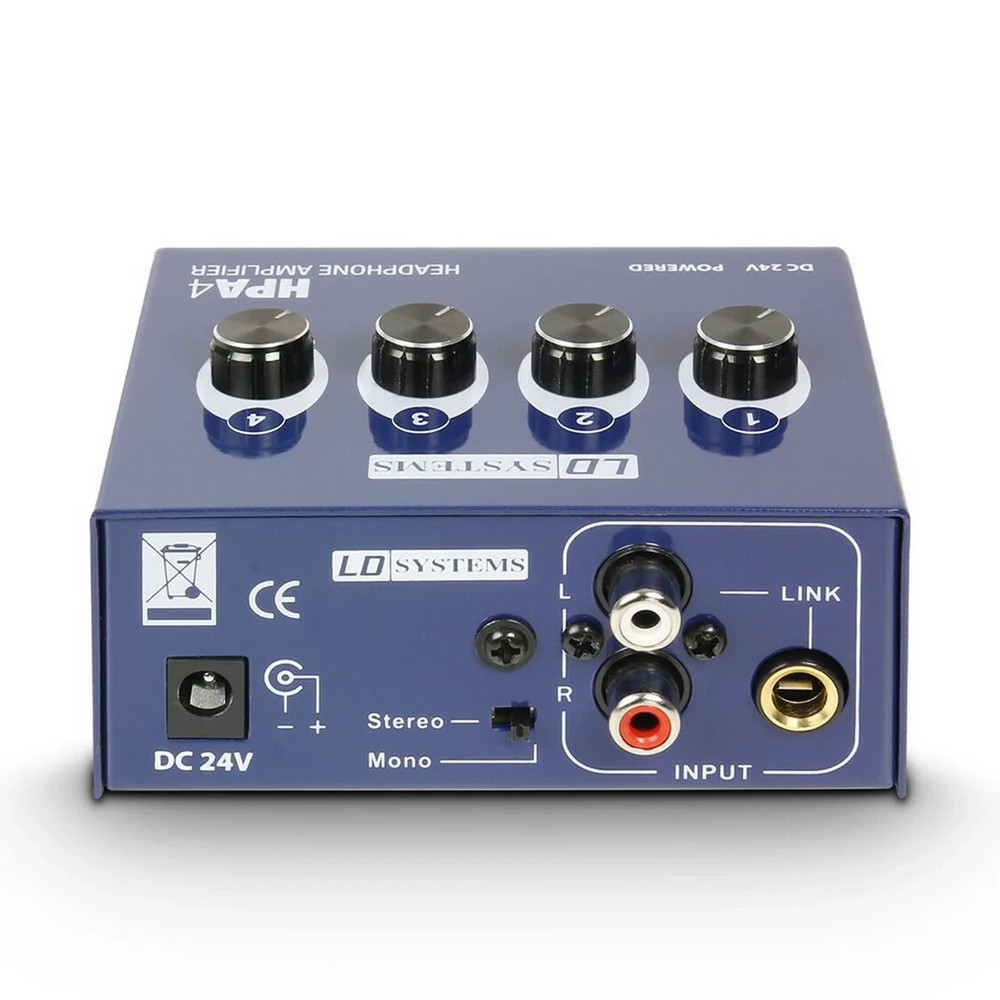 LD Systems HPA 4 Headphone Amplifier, 4-Channel