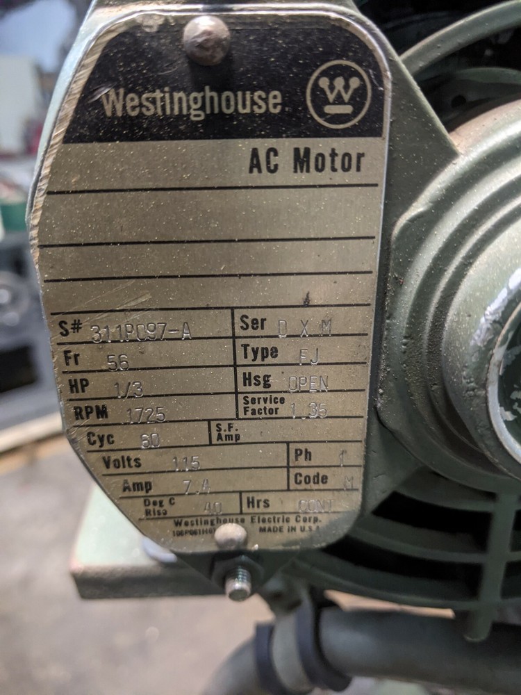 Hanchett Model CT-18 Tool Grinder 1/3 HP 110V
