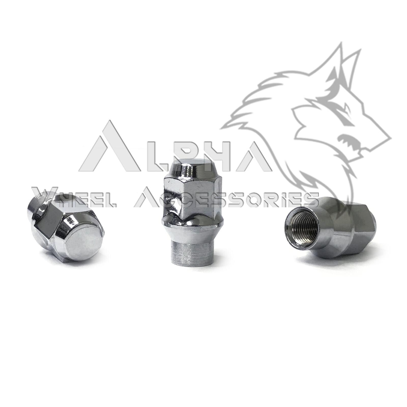 20 Chrome 7/16-20 Extended Thread Lug Nuts For Chevy Corvette Camaro Chevelle SS