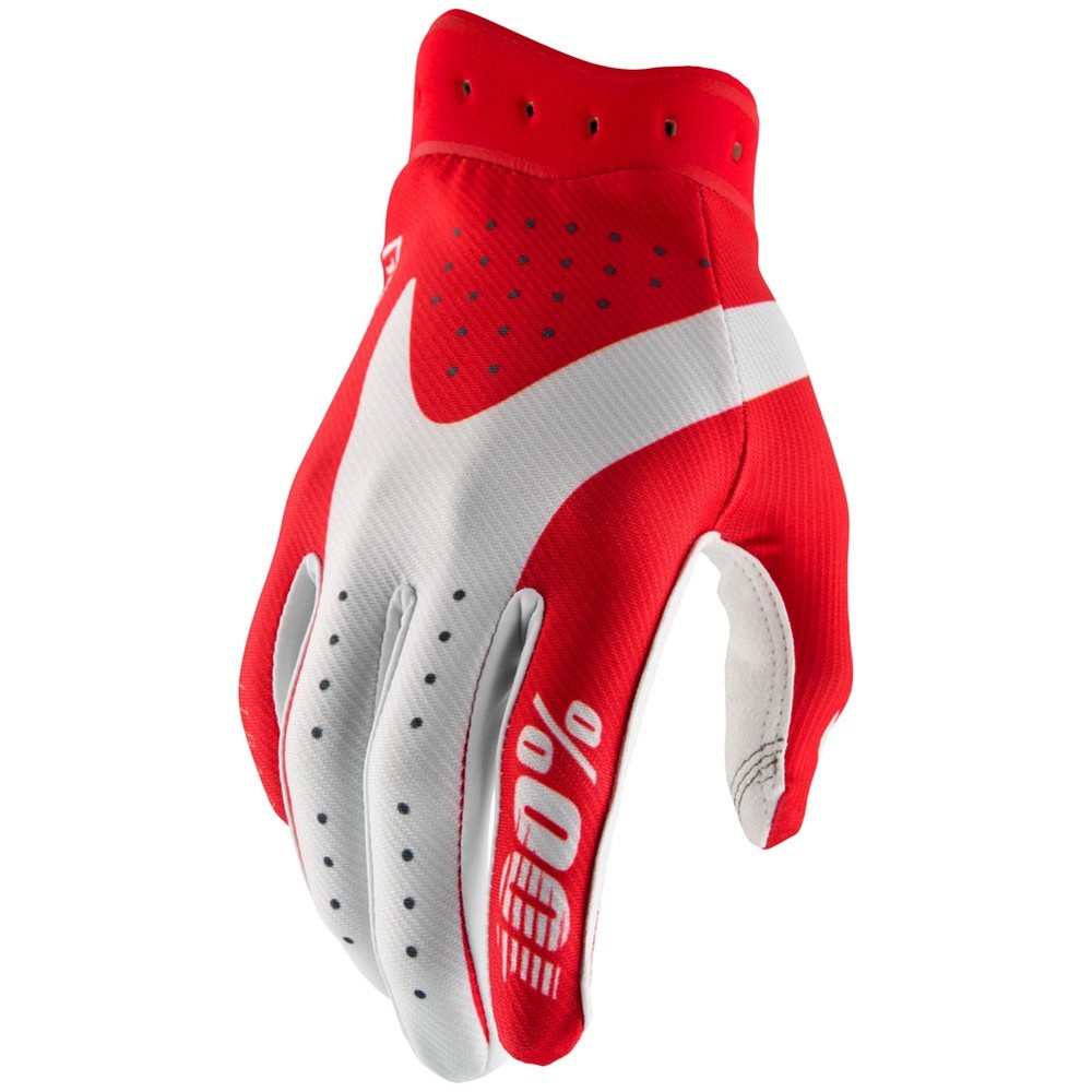100% 10044-00011 iTRACK Gloves Large Red