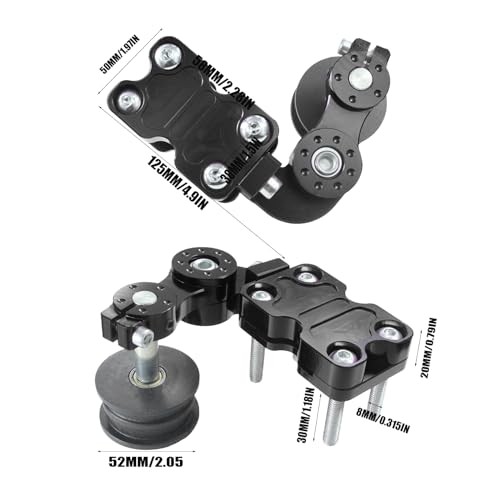 Motorcycle Modified Chain Adjuster Tensioner Wheel Chain Automatic Black