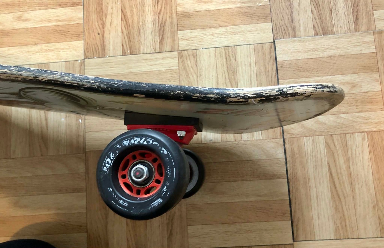 SANTA CRUZ BIG FOOT / SCREAMING FOOT -JIM PHILLIPS- USED LONGBOARD