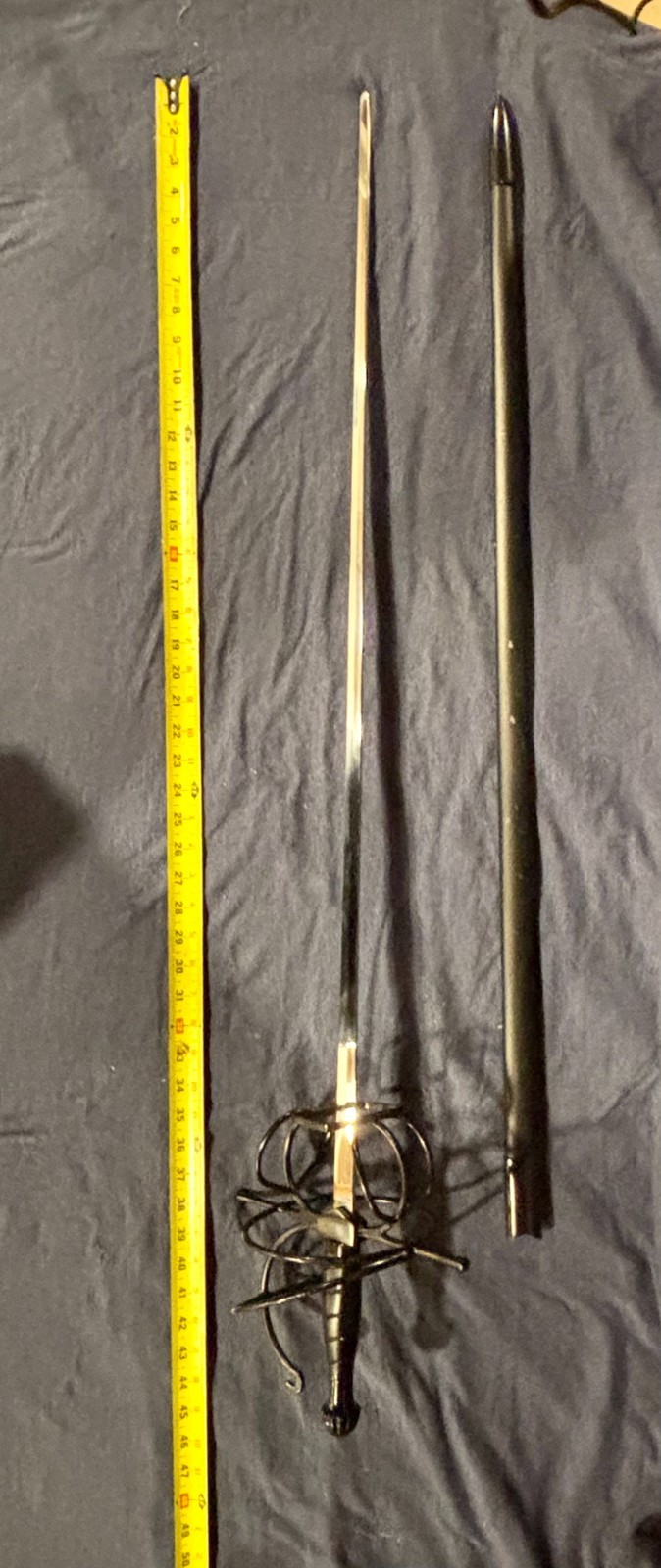 Decorative 17th-century style swept-hilt rapier replica