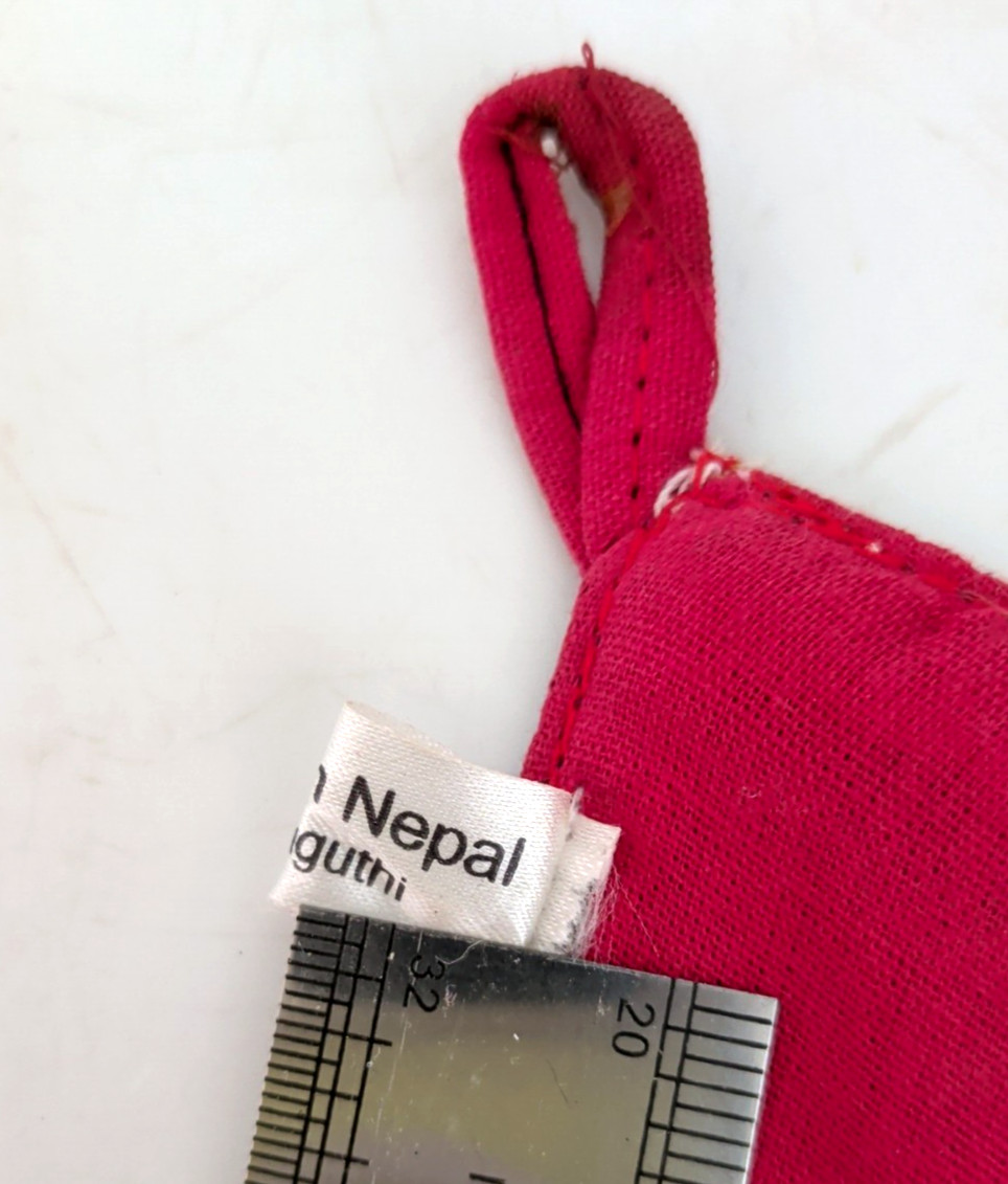 VTG Tibetan Buddhist Brocade Wall Curtain Banner Tashi Tha-Ring Altar Valance