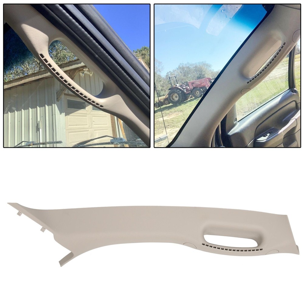 Fit For 2002-2010 Dodge Ram Front Right Side Inside Grab Handle A Pillar Trim