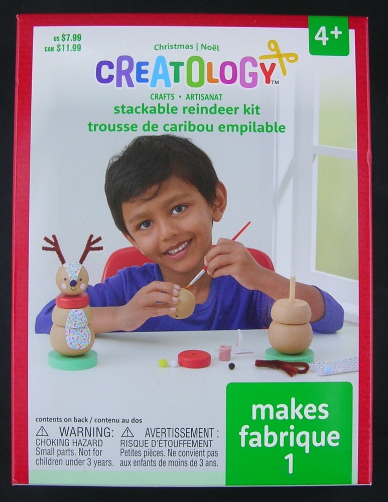 Creatology Christmas Stackable Reindeer Kit age 4+ NIB
