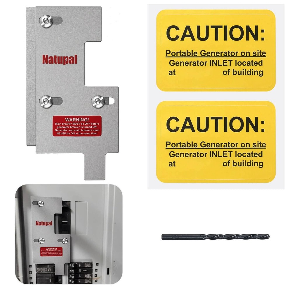 Generator Interlock Kit compatible with GE General Electeric breaker panels with