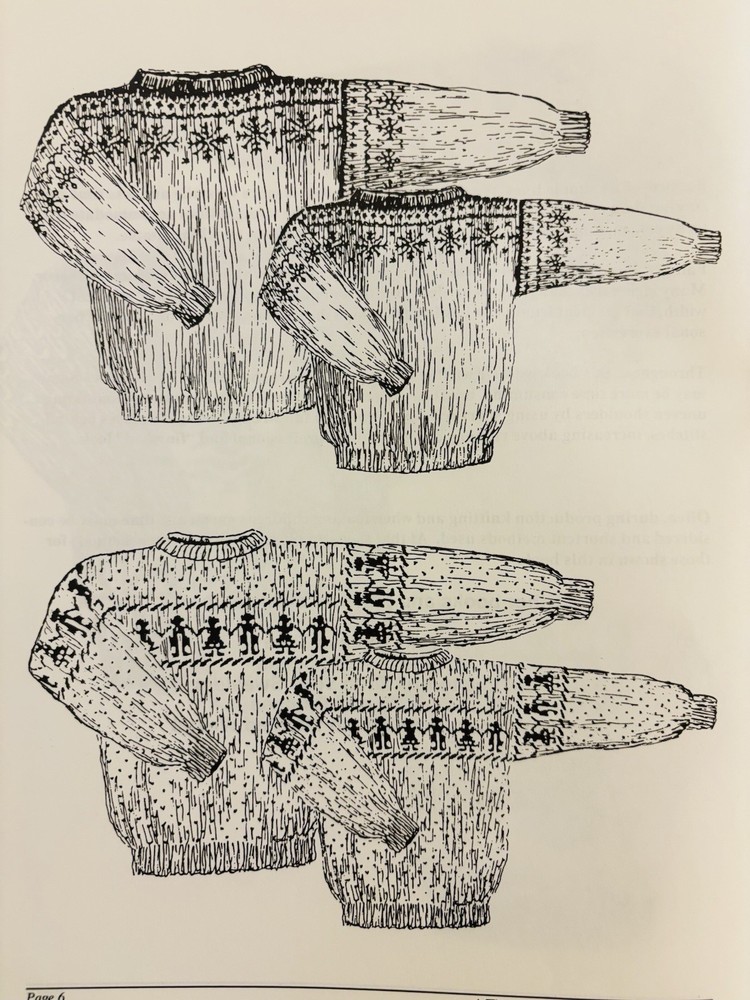 Machine Knitting Instruction Book - Drop Shoulder Sweaters (Rev. 1989)