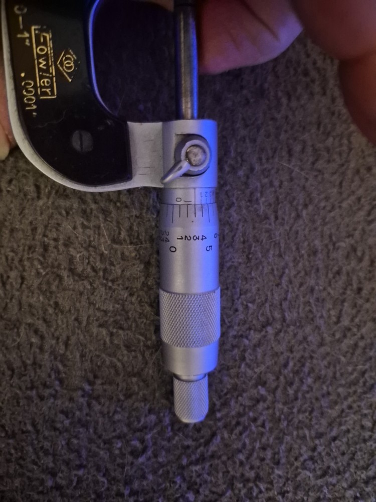 Fowler 0-1" Outside Diameter Micrometer (A)