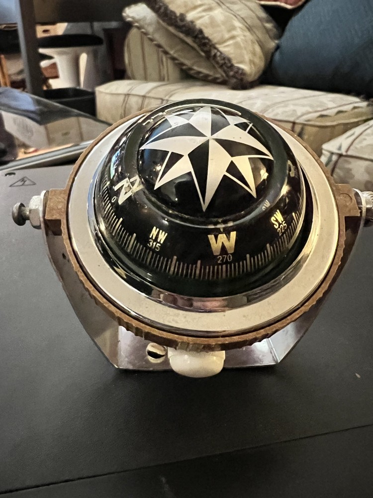 Vintage SHK Globe Compass