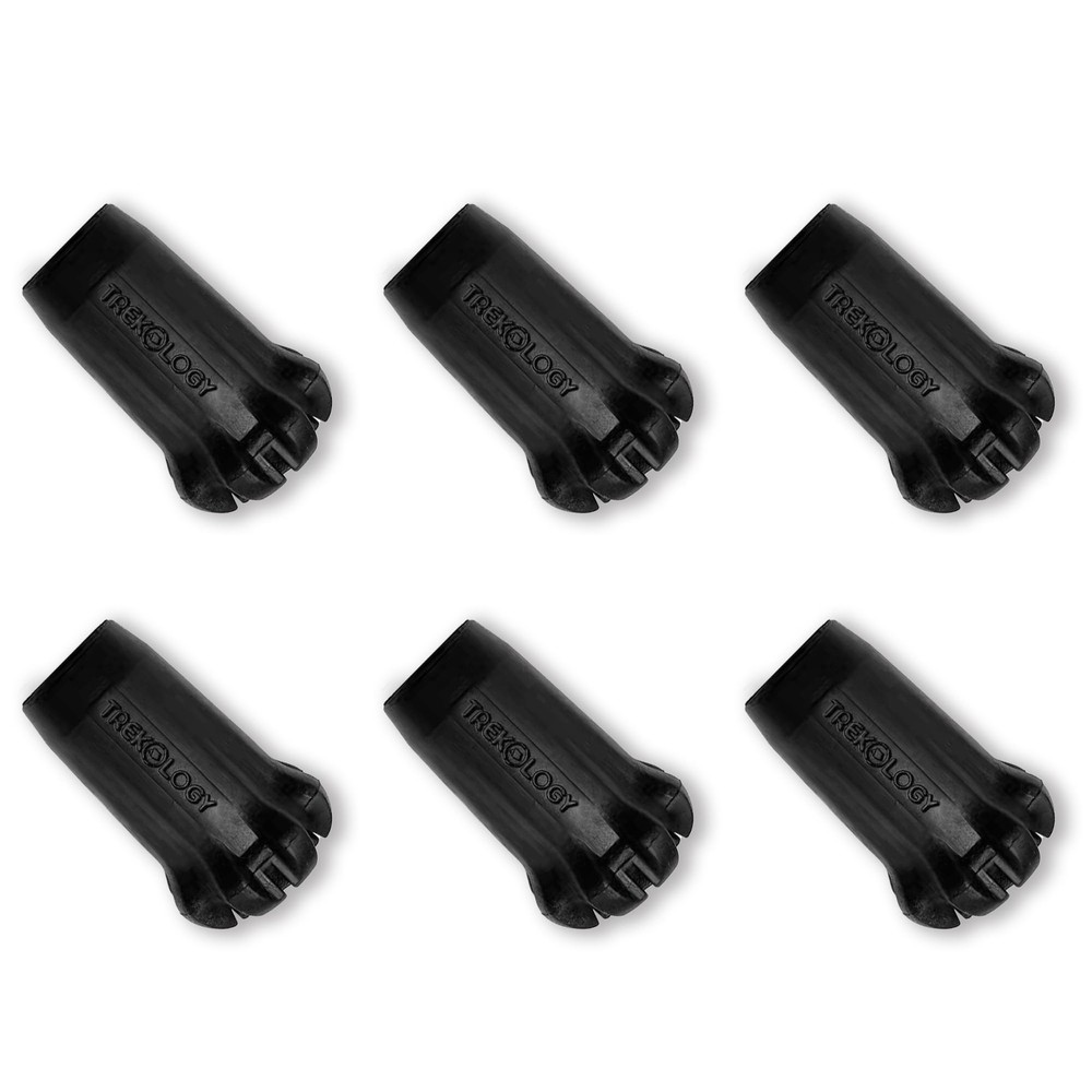 Trekking Pole Tips Replacement  6pc Pack for Enhanced Stability and Grip