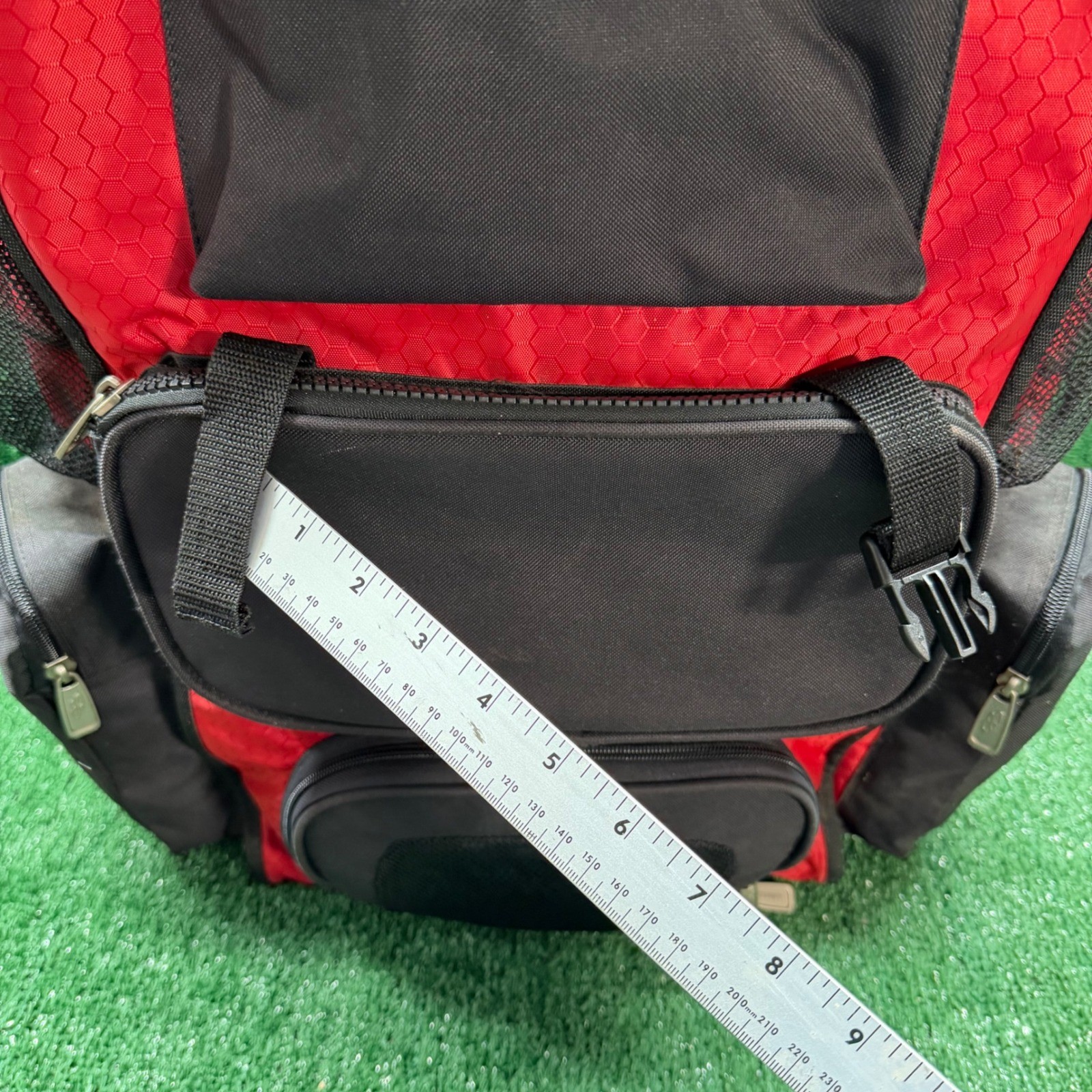 Boombah Superpack Red/Black Baseball Softball Bat Bag Backpack Equipment Storage