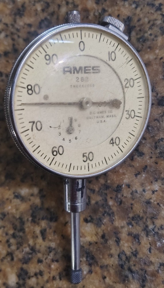 🗽AMES No282 DROP INDICATOR 0-1" SMOOTH MOVEMENT