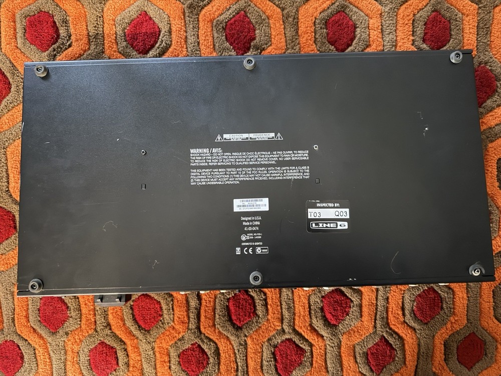 LINE 6 FIREHAWK FX MULTI EFFECTS GUITAR FLOOR PEDAL DIGITAL PROCESSOR TESTED