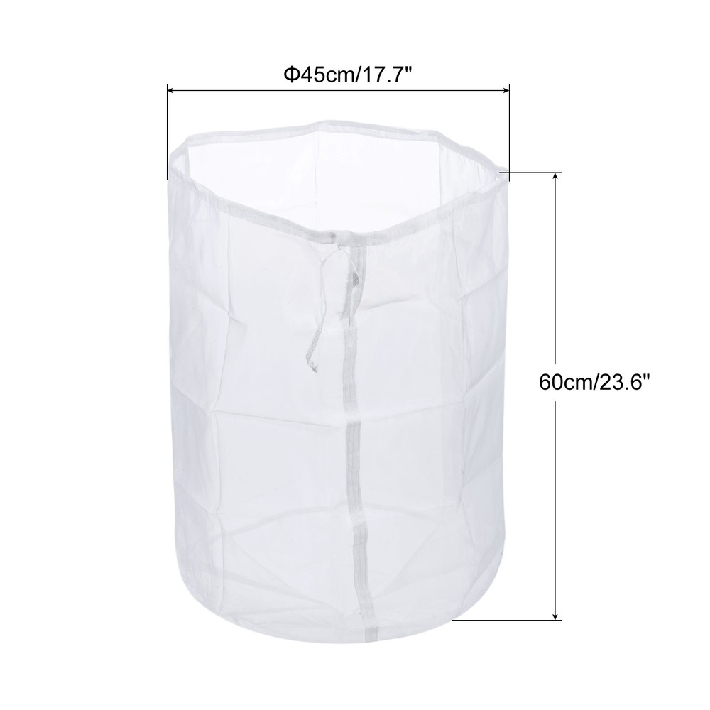 100 Mesh Paint Filter Bag 17.7" Dia Nylon Strainer with Drawstring for Filtering