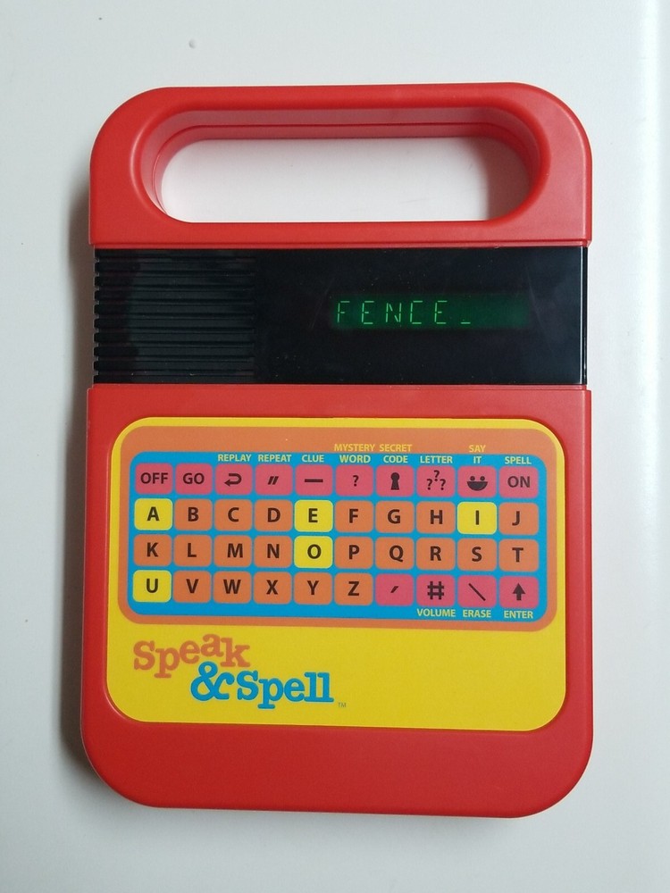 SPEAK & SPELL Electronic Game #09624 Kahootz Basic Fun *Tested & Working*