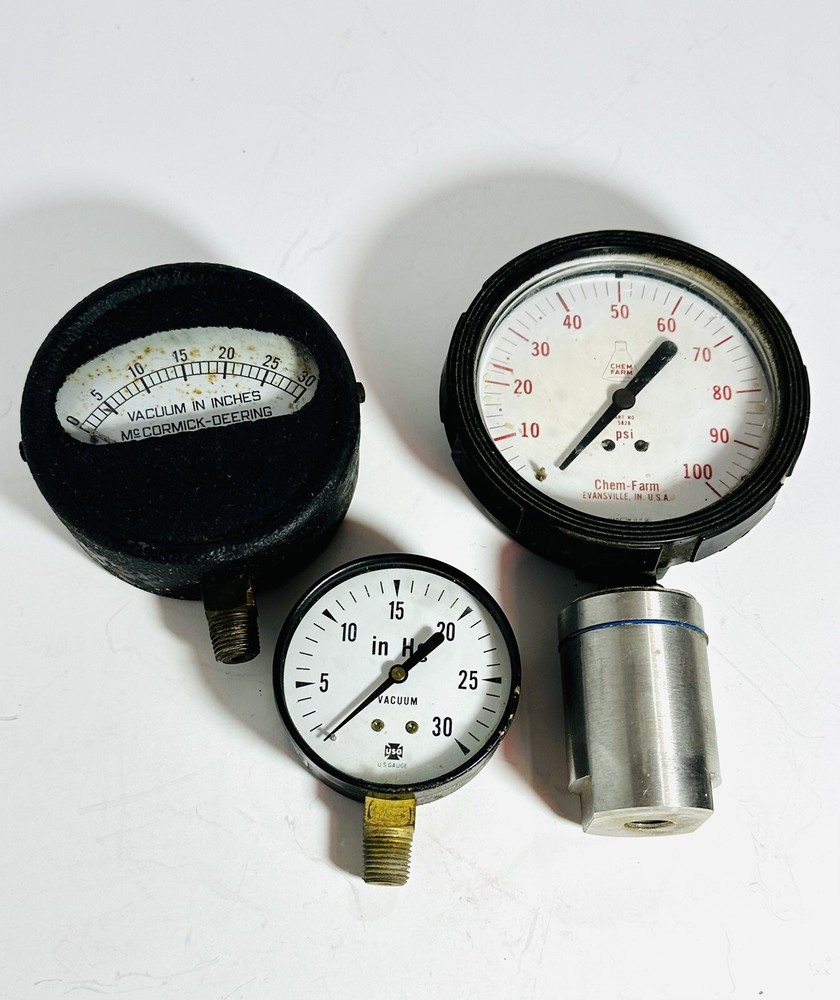 Vintage  PRESSURE GAUGE Boiler   STEAMPUNK