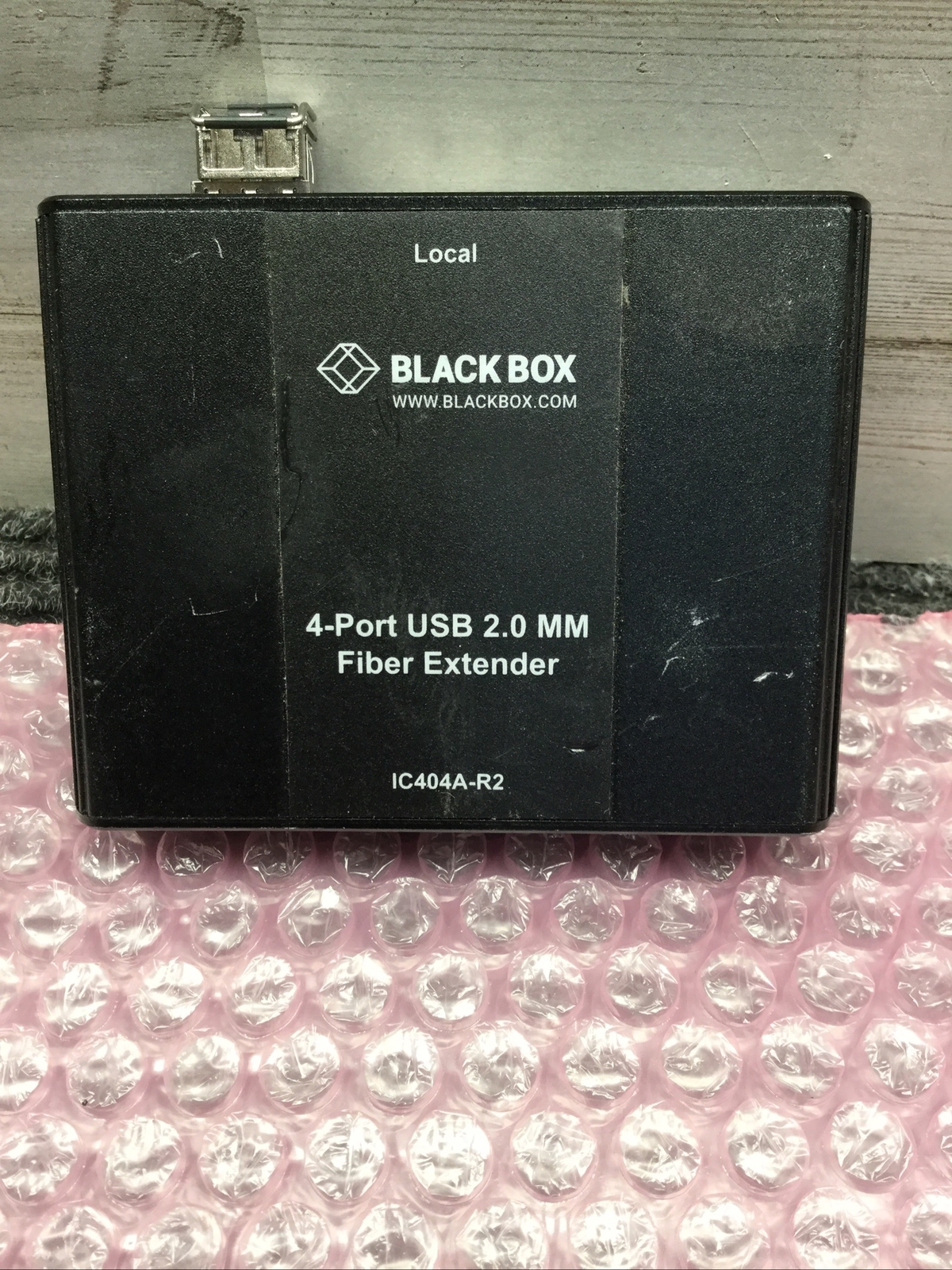 Used Black Box 4 Port USB Multimode Fiber Extender IC404A