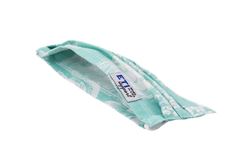 Light Blue Flower Face Mask
