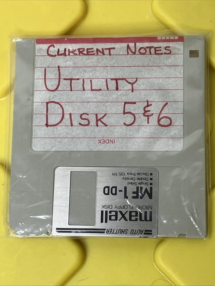 Atari ST Current Notes Library 18 3.5” Disks Lot from Current Notes Magazine