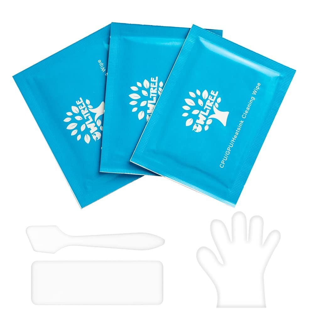 Large Cleaning Wipes Kit for Efficient CPU, GPU & Heatsink Thermal Application