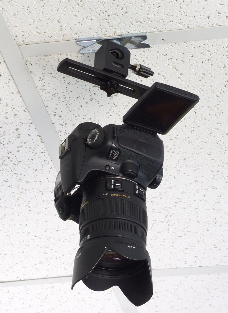 ALZO Suspended Drop Ceiling Face Down Camera Mount L-Bracket