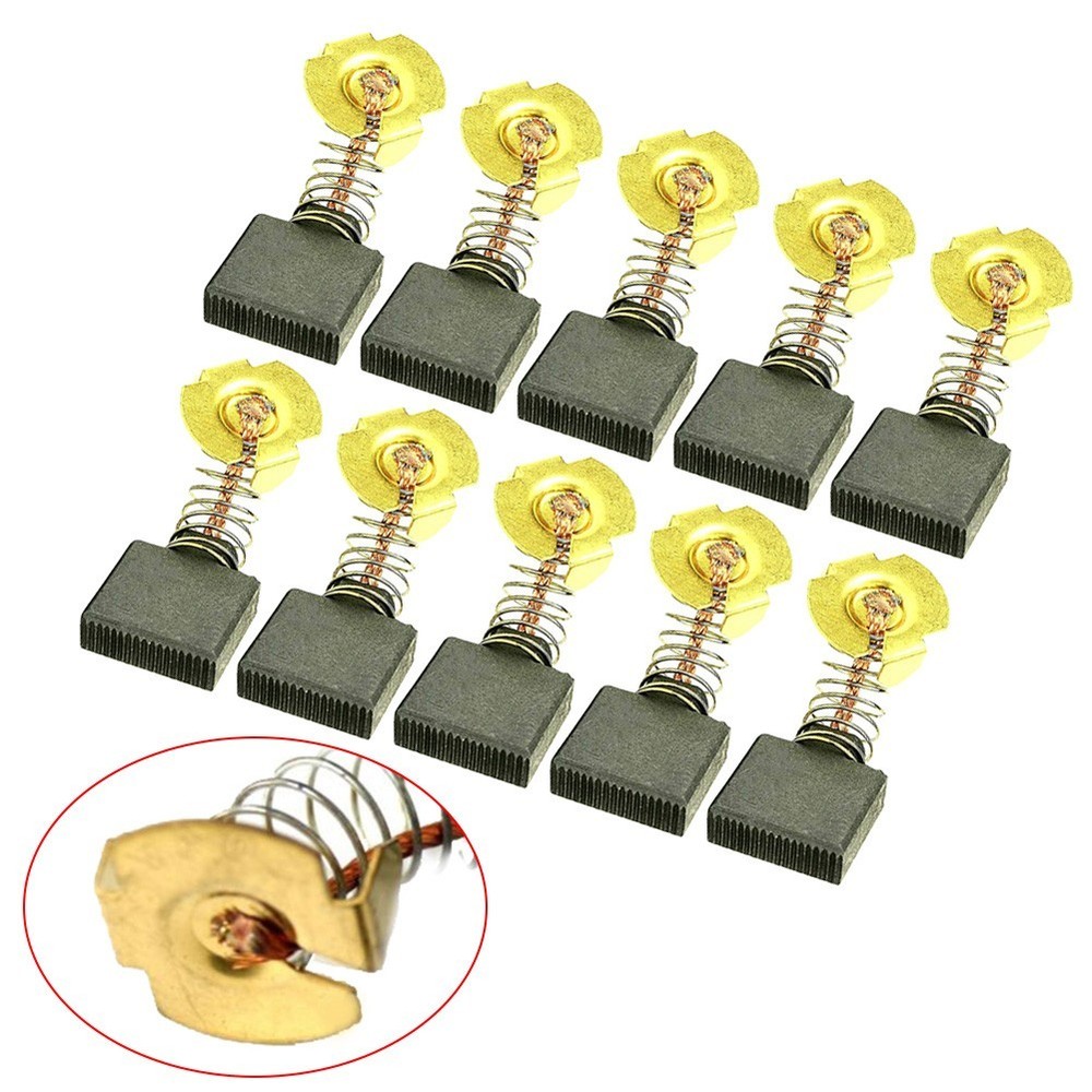 Improve Motor Performance with For Mak Angle Grinder Carbon Brushes 10pcs
