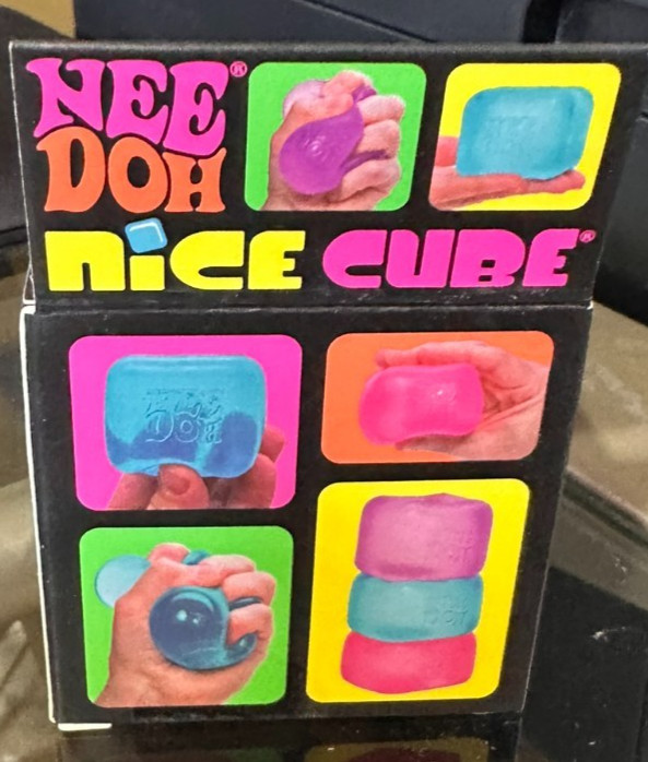 TikTok NeeDoh~ Nice Cube~PINK ~Super Solid Squeeze-SHIPS FAST