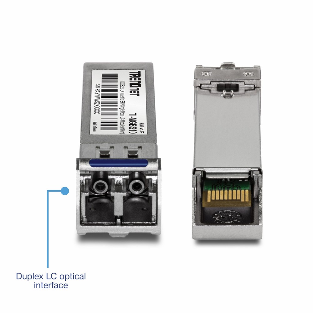 TRENDnet TI-MGBS10 Hardened Mini-GBIC Single-Mode LC Module (10KM)