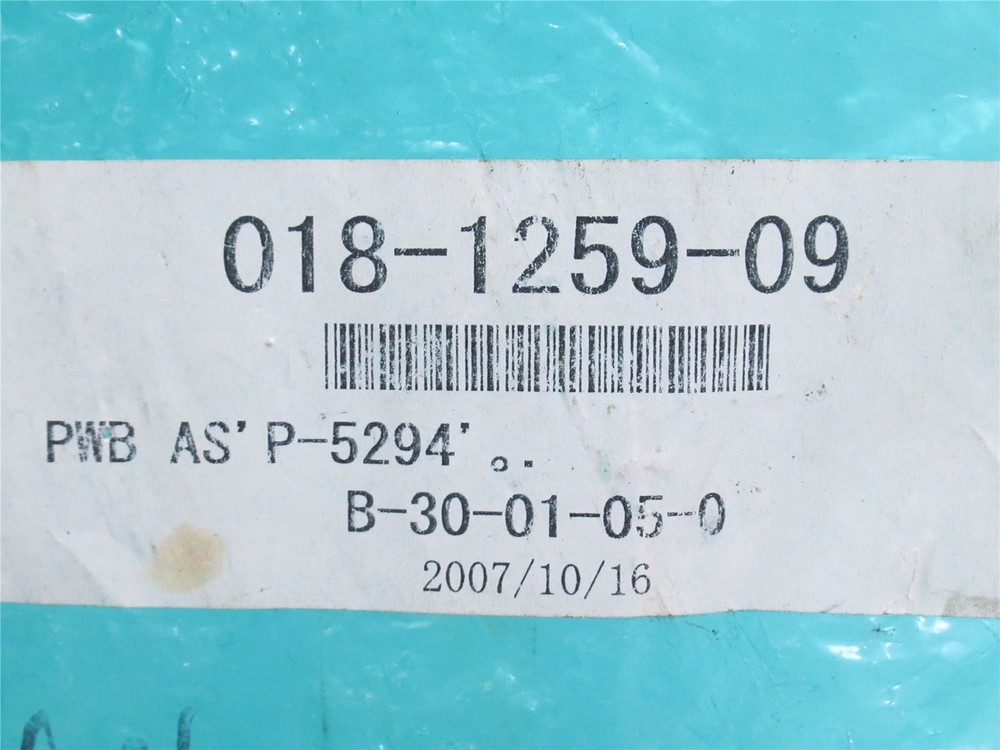 241271 Used; Ishida 018-1259-09 Scale PC Control Card
