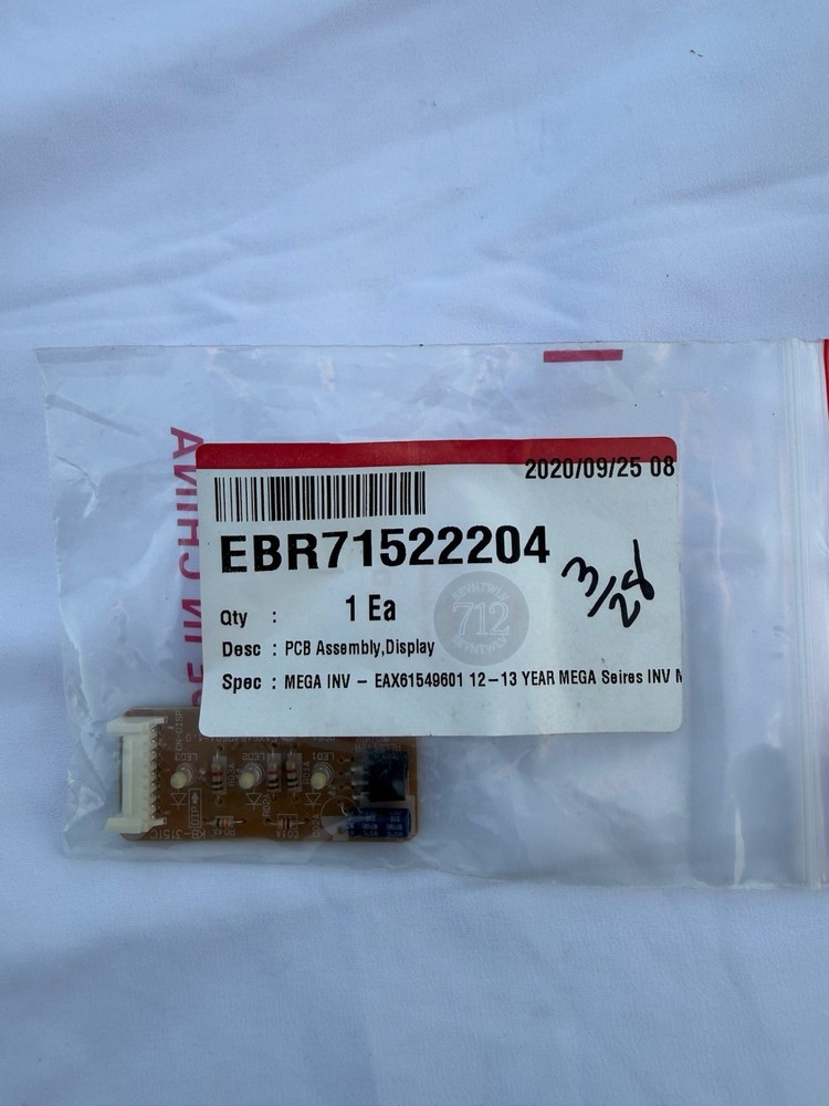 LG Air Conditioner Display Pcb - EBR71522204