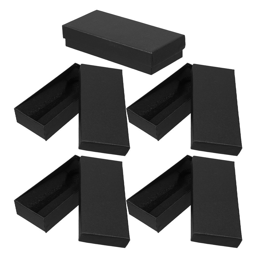 5 Pcs Presentation Boxes for Watches Holder Men Single Display Case