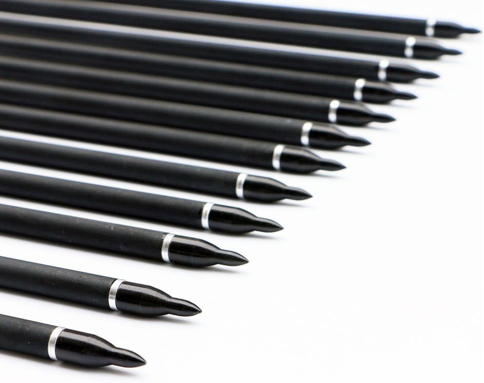 12 Pack 30" Carbon Arrows for Hunting & Target Practice