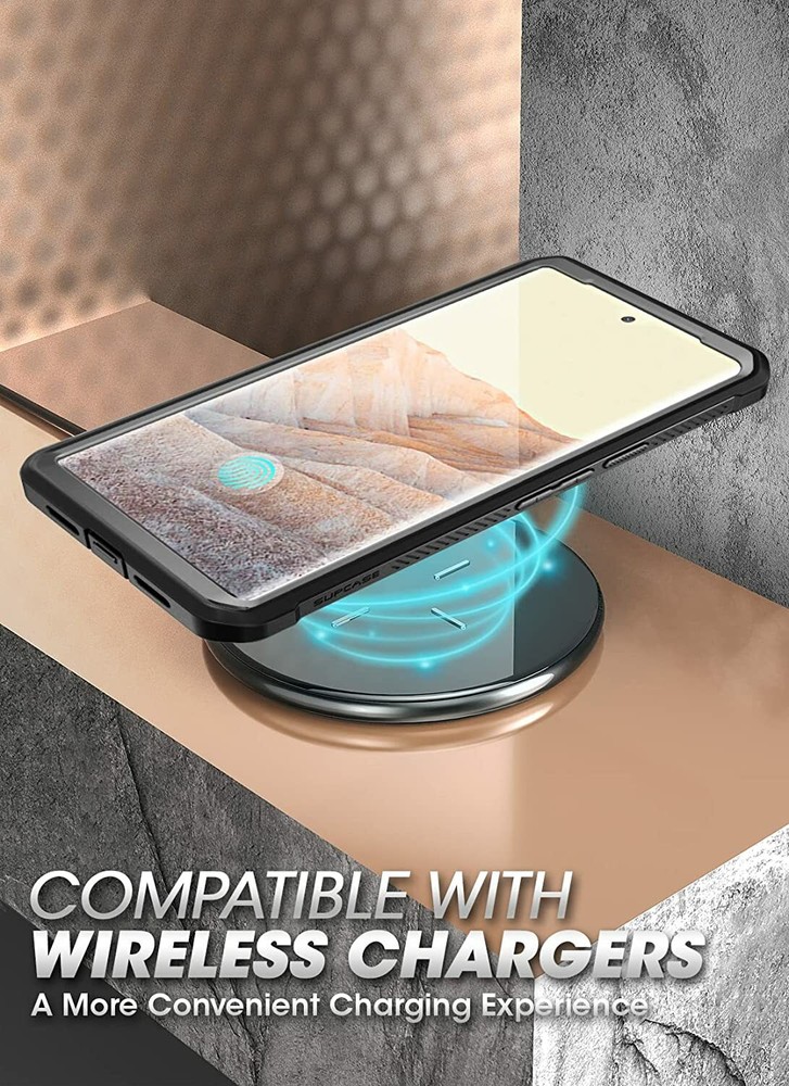 For Google Pixel 6 Pro, SUPCASE Rugged Shell 360 Case w/ Screen Protector Cover