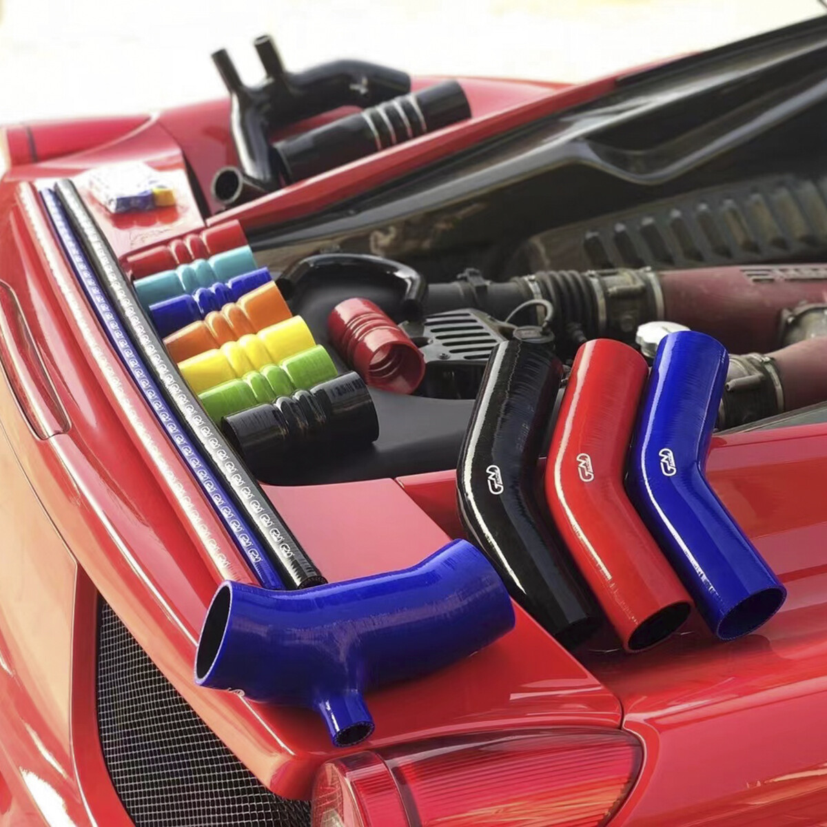 Silicone Intercooler Snoot Boots Top Mount Pipe Hose Fit Mini Cooper S R52 R53