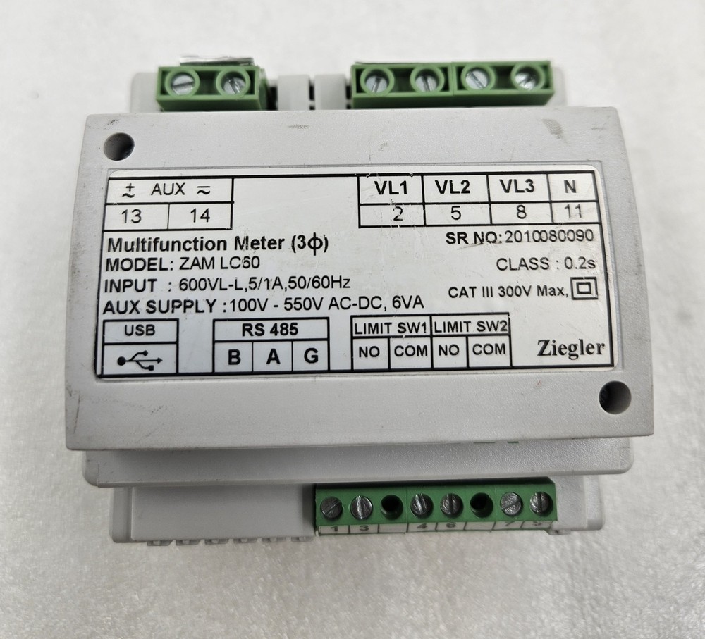 ZIEGLER ZAMLC60 MULTIFUCTION METER [FAST SHIPPING]