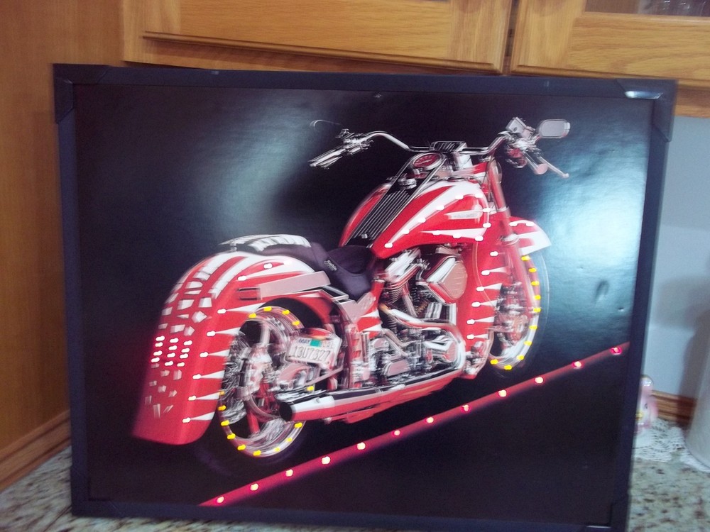 MOTORCYCLE LIGHTING SIGN #1711