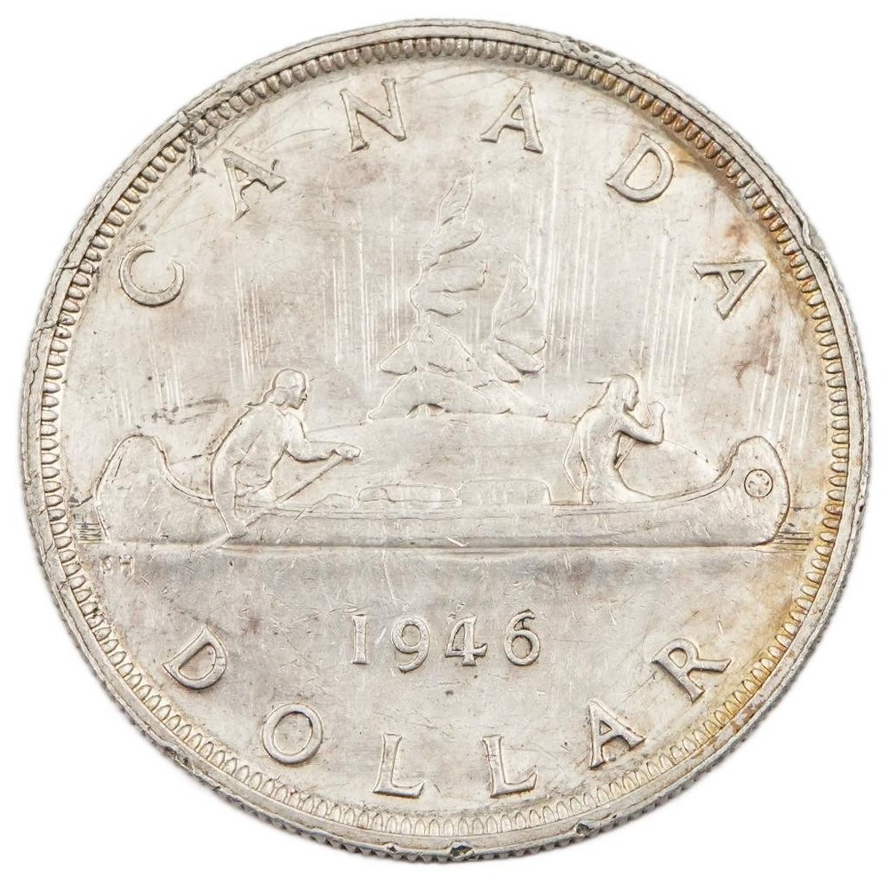 1946 Canada silver dollar EF