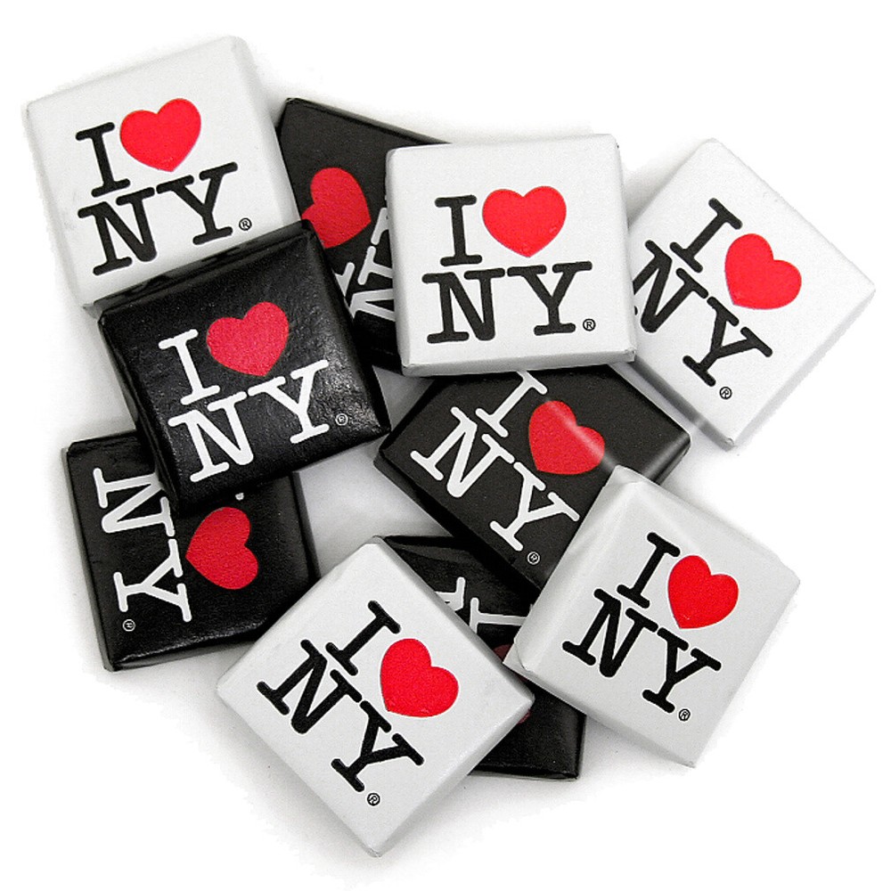 I Love NY Chocolate Square - 1 PC